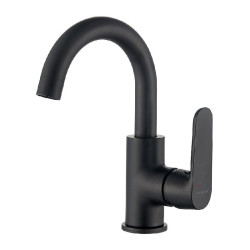 Kuchinox Dima bateria umywalkowa stojąca czarna