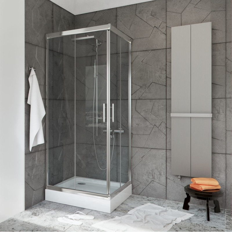 Elegancka Kabina Prysznicowa Sigma 90x90 Chrom Grafitowa - Nowoczesny Design!