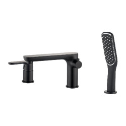 Kuchinox Dima bateria wannowa stojąca 3-otworowa czarna