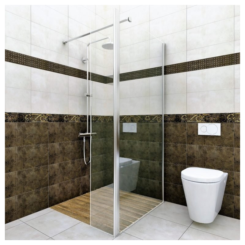 Elegancka Ścianka Prysznicowa z Drzwiami VERTISSO CARLO 100