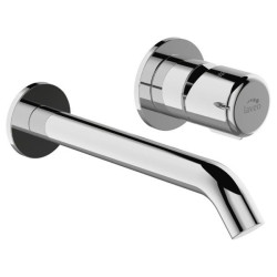 Elegancka bateria podtynkowa Pretto z korkiem klik-klak, chromowana trwałość i styl!