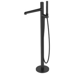 Elegancka Bateria Wannowa Pretto Czarna - Styl i Funkcjonalność w Jednym