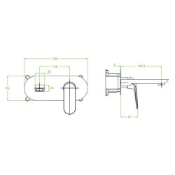 Zachwycająca bateria Zorita podtynkowa z korkiem - elegancja i nowoczesność w Twojej łazience!