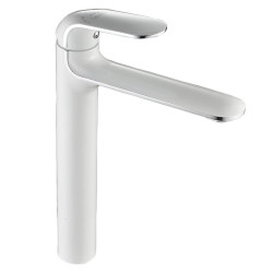 Stylowa wysoka bateria umywalkowa Zorita z korkiem - elegancja i funkcjonalność