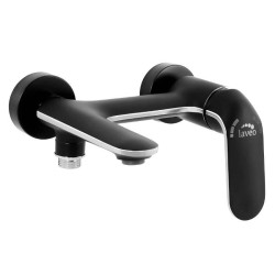 Zorita Black – Elegancka ścienna bateria wannowa BAZ_710D dla nowoczesnych łazienek