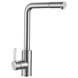 Laveo Bona bateria zlewozmywakowa stojąca stal szczotkowana