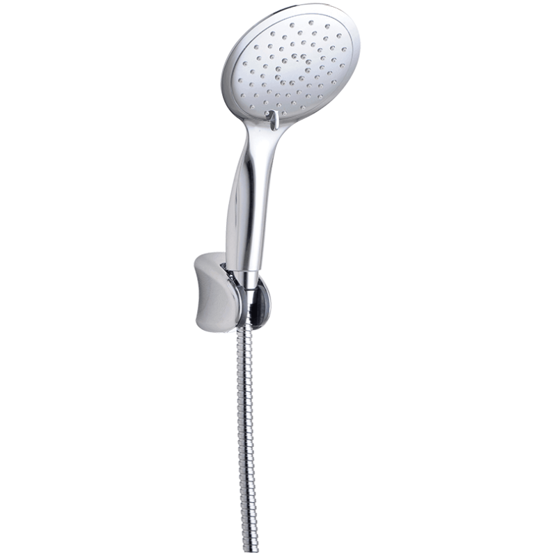 FINO Chromowany Zestaw Natryskowy Ścienny z 3 Strumieniami - Antykamień i Antyskręt