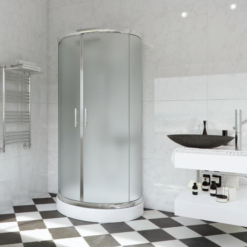 Elegancka Kabina Prysznicowa Sigma 100x80 Chrom z Szkłem Chinchila