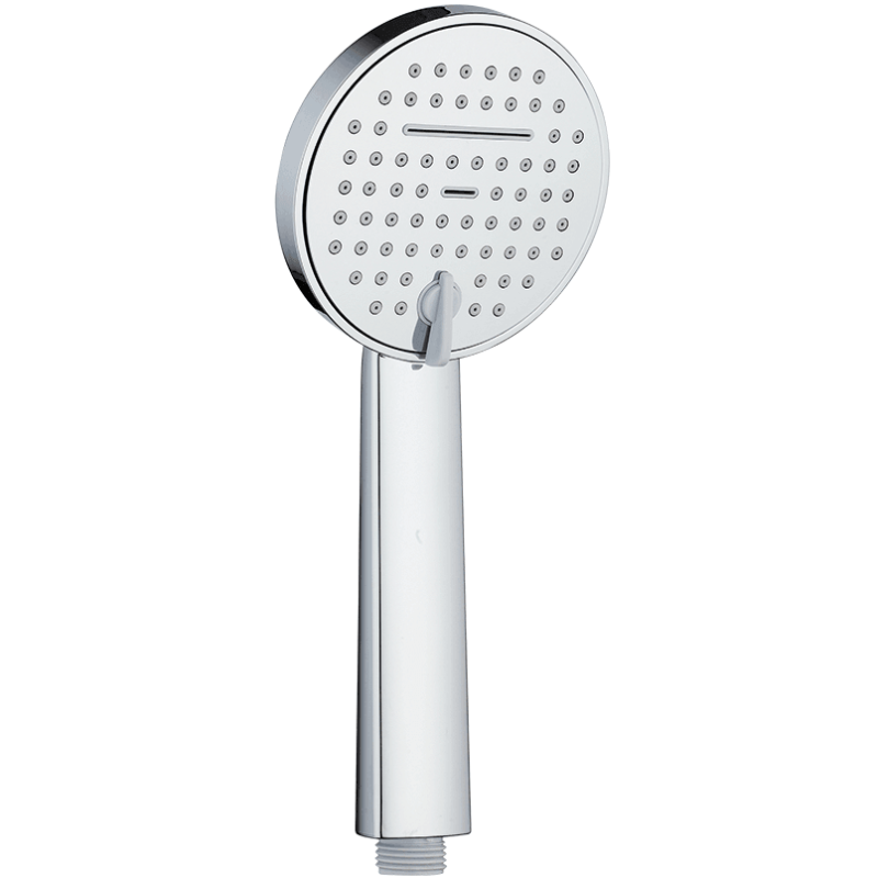 LESTE Chromowy Prysznic – Okrągła Słuchawka z 2 Strumieniami i Antykamień