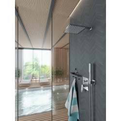 Nowoczesna bateria podtynkowa PLATO z deszczownicą BLY_001P - styl i funkcjonalność