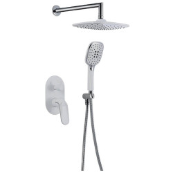 Stylowa Bateria Podtynkowa ZORITA Biała z Zestawem Montażowym BAZ_601P