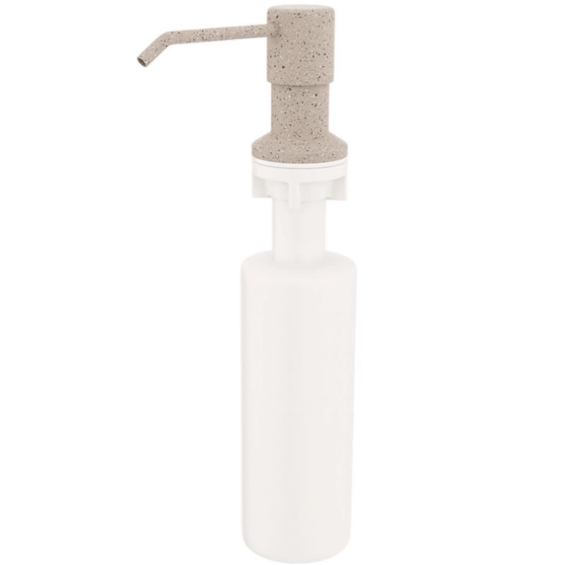 Elegancki Dozownik Na Płyn Latte Beżowy z Serii Drop - Stylowa Higiena w Twoim Domu!