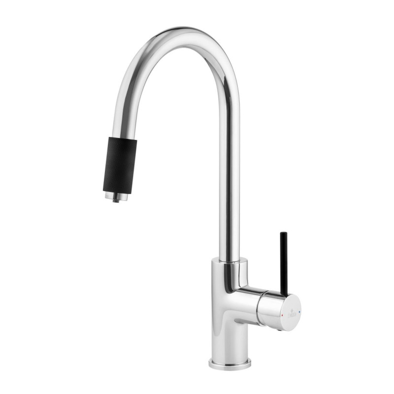 Elegancka bateria zlewozmywakowa Aster z filtrem wody i wylewką U - Chromowana jakość