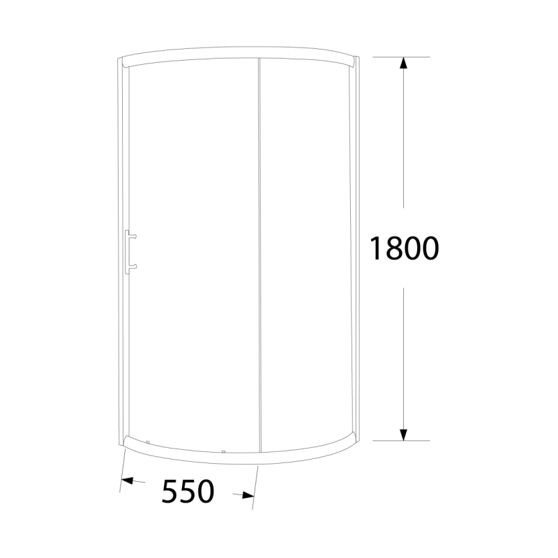 Nowoczesna Kabina Prysznicowa BK264KG 90x90, Chrom, Grafit – Elegancja i Styl w Twojej Łazience