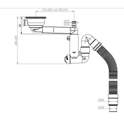 Ultra Szybki Syfon Smartloc do Zlewozmywaków – Maksymalna Wydajność