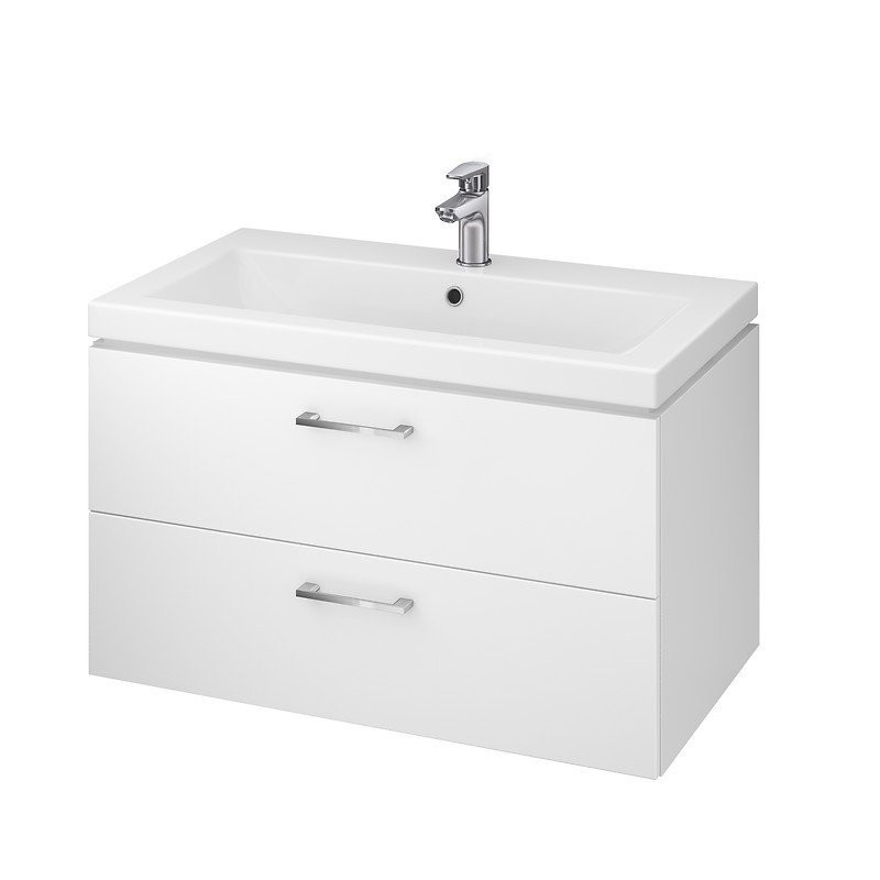 Umywalka z szafką LARA COMO 80 Biała - Elegancja i Funkcjonalność