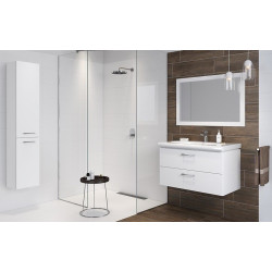 Umywalka z szafką LARA COMO 80 Biała - Elegancja i Funkcjonalność