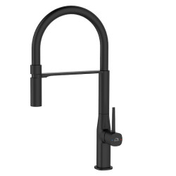 Laveo Pola bateria zlewozmywakowa stojąca czarne