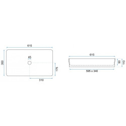 Elegancka Umywalka Nablatowa Denis – Styl i Funkcjonalność!