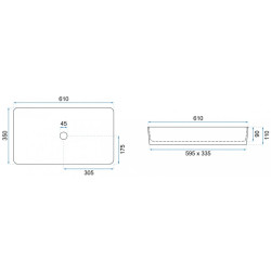 Stylowa Umywalka NABLATOWA DENIS Czarny Mat – Elegancja w Twojej Łazience!