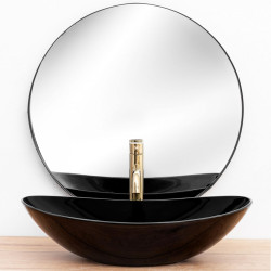 Luksusowa Umywalka Nablatowa Royal Black - Elegancja w Każdej Łazience