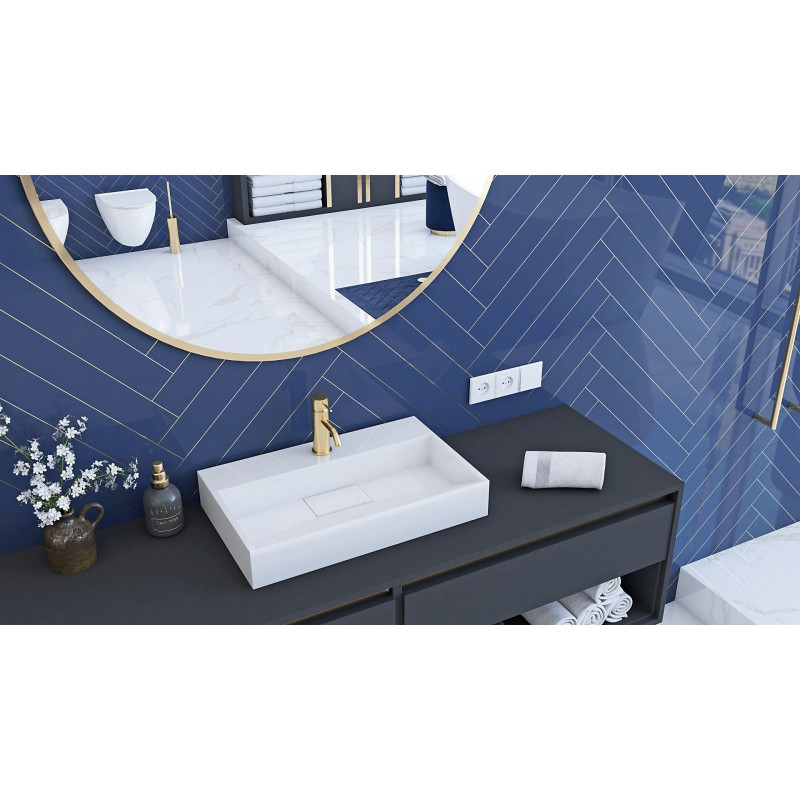 Ekskluzywna Umywalka GOYA 50 z Konglomeratu – Styl i Elegancja Łazienki