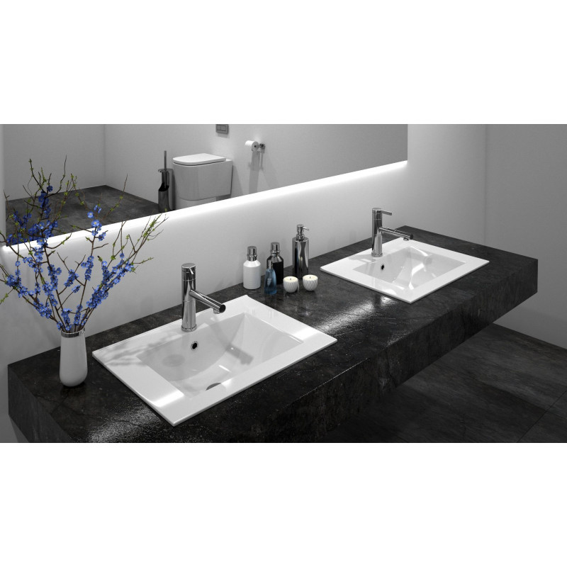 Elegancka Umywalka Dafne 60 - Nowoczesny Styl i Praktyczność