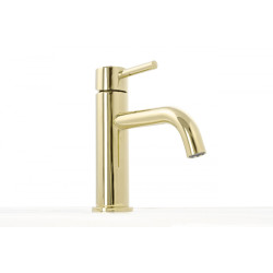 Złota Bateria Łazienkowa LUNGO - Elegancja i Styl dla Twojej Umywalki