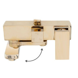 Luksusowy Zestaw Prysznicowy Jack Złoty – Elegancja w Twojej Łazience