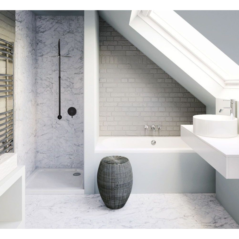 Elegancki Zestaw Prysznicowy Lugano Czarny - Nowoczesny Design, Wyjątkowy Komfort