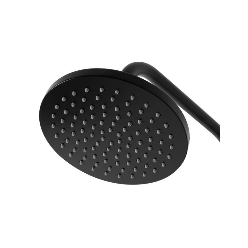 Stylowy Zestaw Prysznicowy Luis Czarny - Nowoczesny Design dla Twojej Łazienki