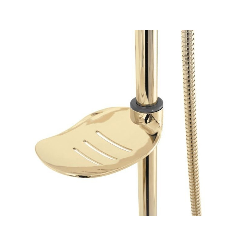 Luksusowy Zestaw Prysznicowy Luis w Złotym Wykończeniu - Elegancja Twojej Łazienki