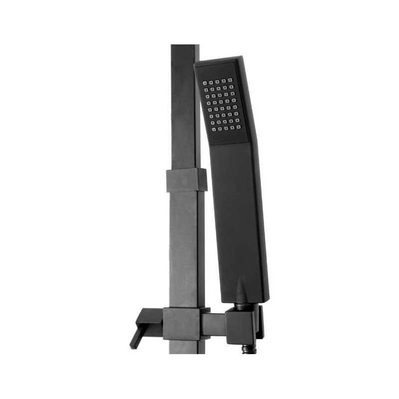 Elegancki Zestaw Prysznicowy Milan Czarny - Twoja Łazienka w Nowoczesnym Stylu!