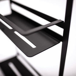 Stylowa Półka Kabinowa Nero Mokko w Czarnej Elegancji – Model ADM_N52K