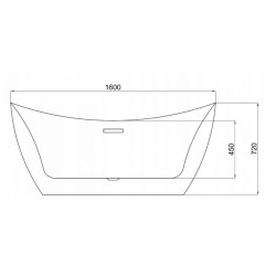 Ekskluzywna Wanna Wolnostojąca Ferrano 160 cm - Relaks w Twoim Domu!