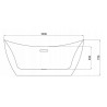 Ekskluzywna Wanna Wolnostojąca Ferrano 160 cm - Relaks w Twoim Domu!