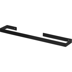 Elegancki Wieszak Ścienny na Ręczniki 60 cm Nero Mokko, Czarny Design ADM_N621