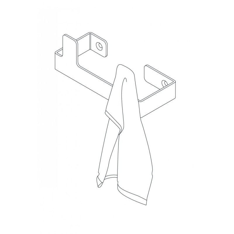 Podwójny wieszak Nero Mokko Czarny - Elegancja i Funkcjonalność w Najlepszym Wydaniu!