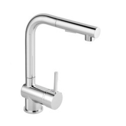 Bateria Patras z wyciąganą wylewką - stylowa funkcjonalność do każdej kuchni