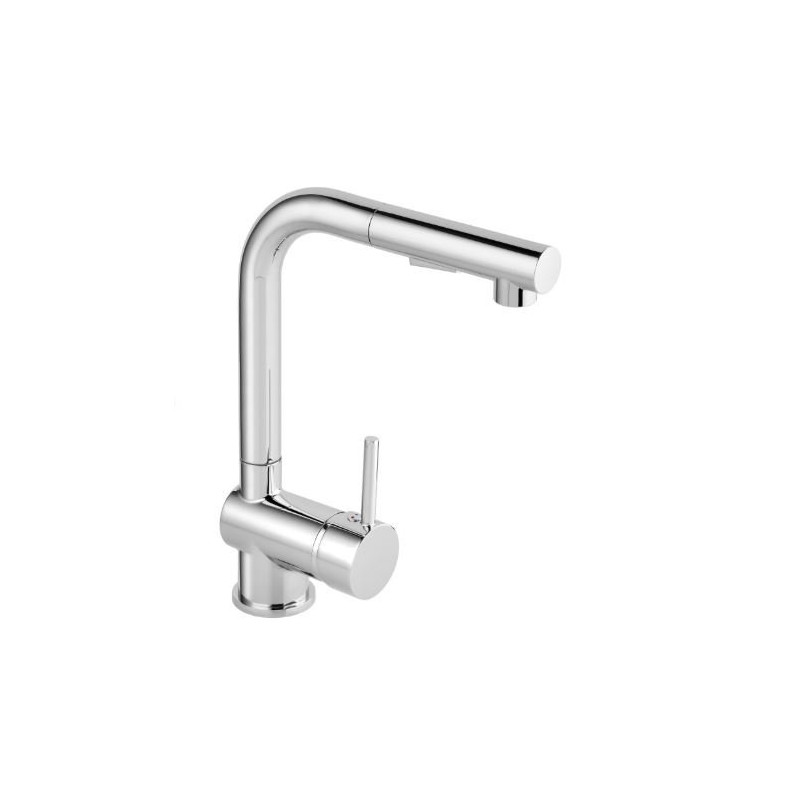 Bateria Patras z wyciąganą wylewką - stylowa funkcjonalność do każdej kuchni