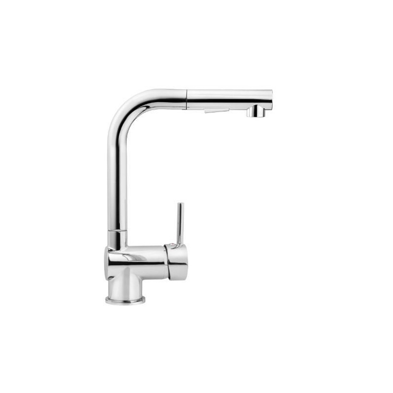 Bateria Patras z wyciąganą wylewką - stylowa funkcjonalność do każdej kuchni