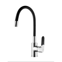 Stylowa czarna bateria zlewozmywakowa Joga BZ-32-L04 - Elegancja w Twojej kuchni