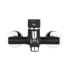 Czarna Elegancja - Bateria Wannowa Dafni BW-88-004 dla Nowoczesnych Łazienek