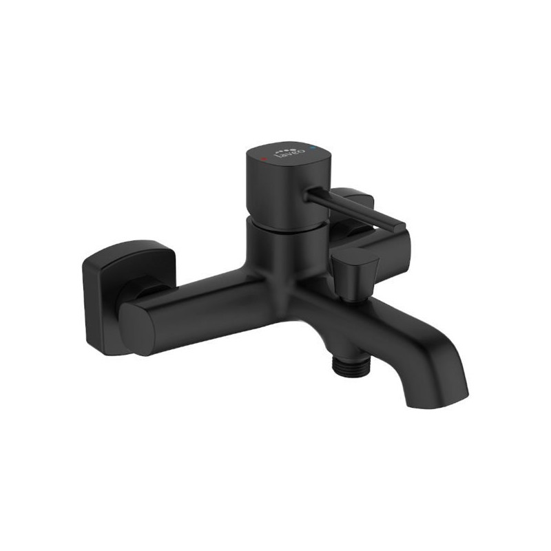 Elegancka Bateria Ścienna Pola 710D - Nowoczesna Czerń i Niepowtarzalny Styl