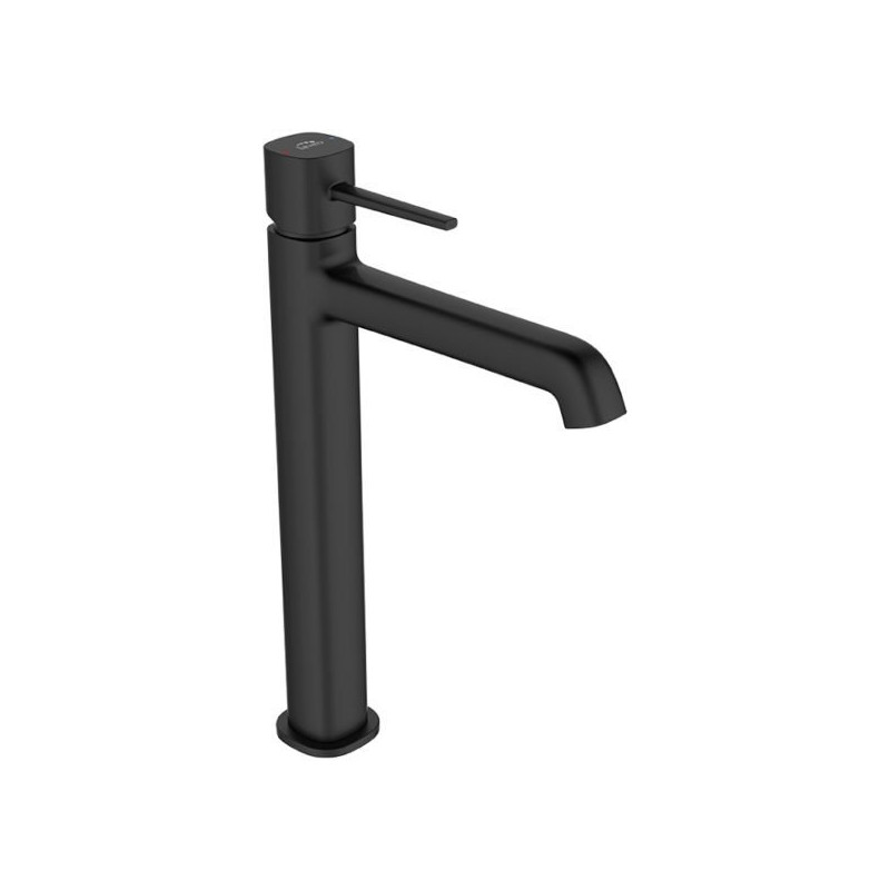 Elegancka Bateria Nablatowa POLA - Czarne Wykończenie, Jednouchwytowa z Systemem Klik-Klak