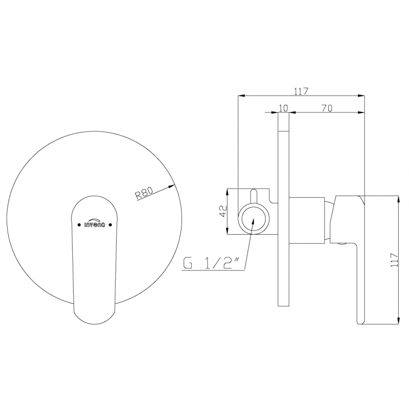 Szlachetna czarna bateria natryskowa Siros - minimalistyczny design dla Twojej łazienki!