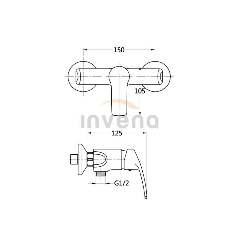 Elegancka Bateria Natryskowa Malta Chromowana BN-27-001 - Styl i Nowoczesność w Łazience