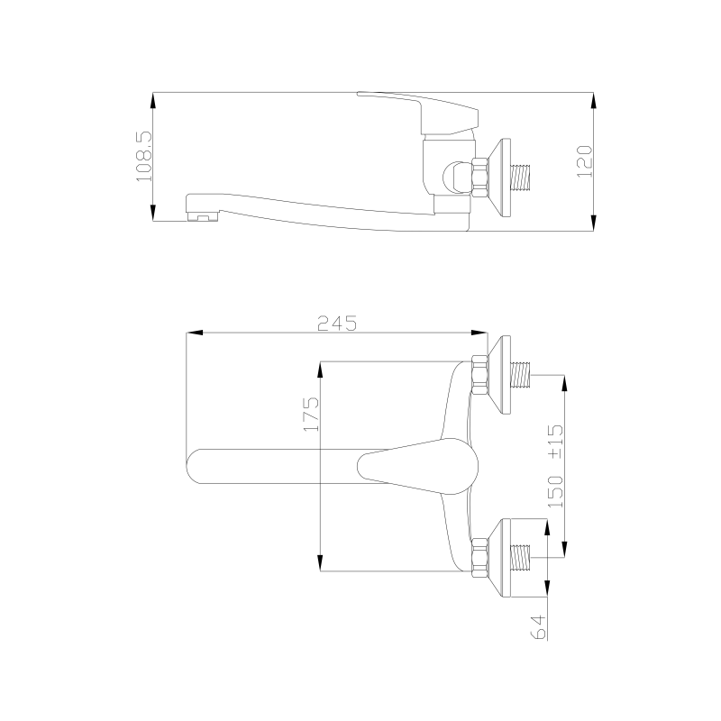 Nowoczesna bateria kuchenna Ava New chrom - Elegancja i funkcjonalność w jednym!