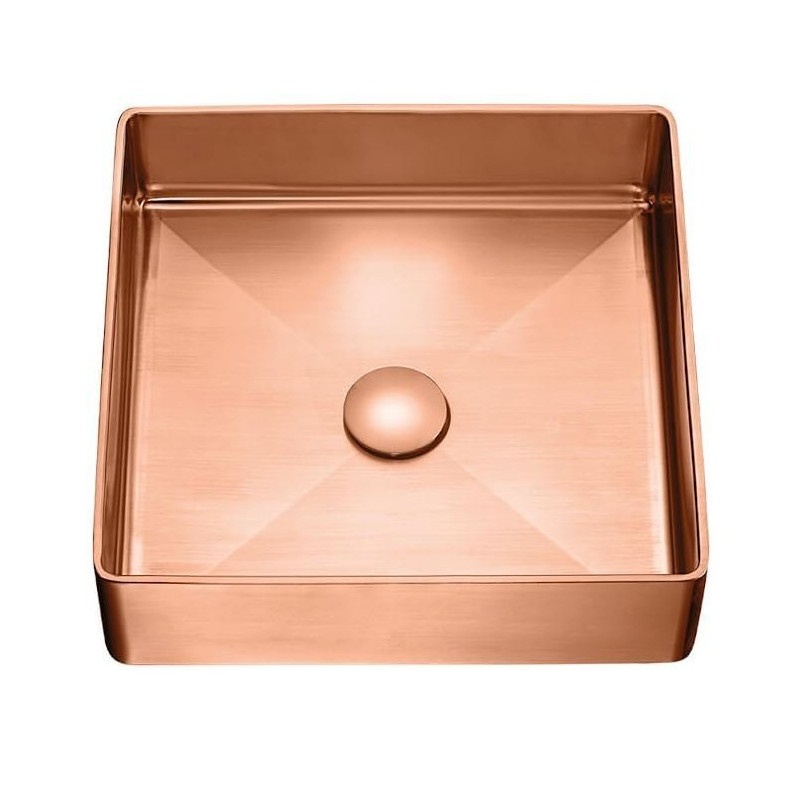 Stalowa Umywalka Nablatowa Pola VUP_822S - Elegancja i Wytrzymałość dla Twojej Łazienki