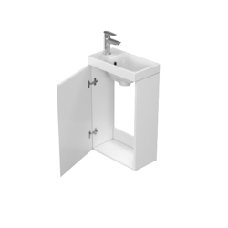 Funkcjonalna szafka z umywalką MODUO 40 - Elegancja i wygoda w jednym!